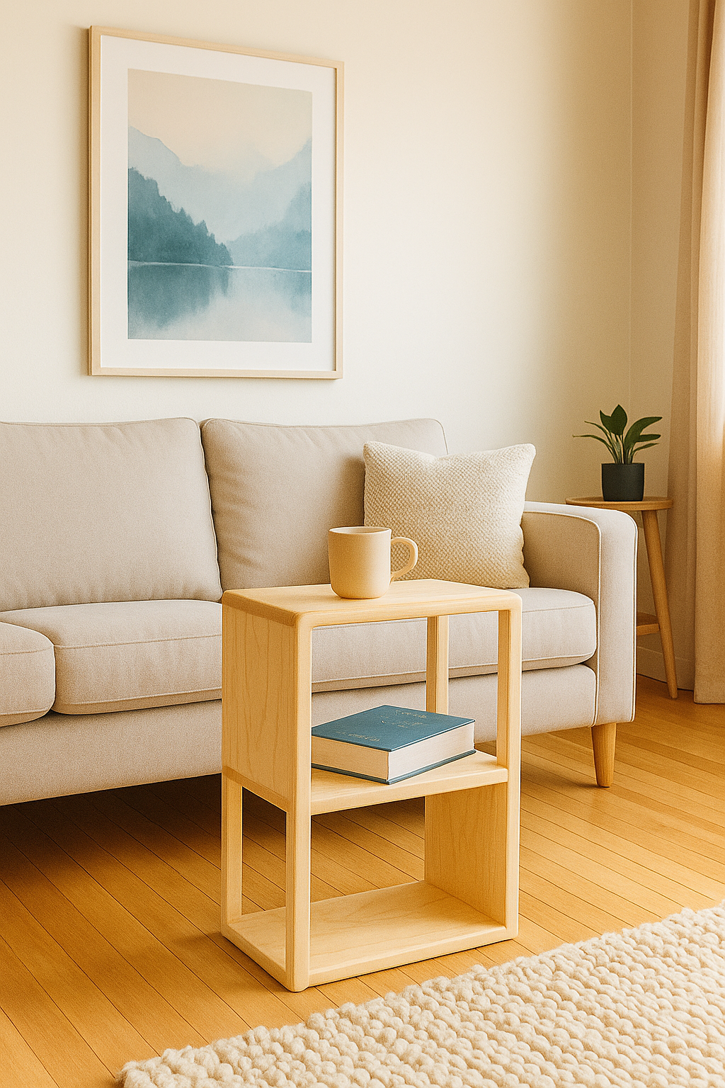 The Heritage Side Table (7" version) - Maple Coffee Table