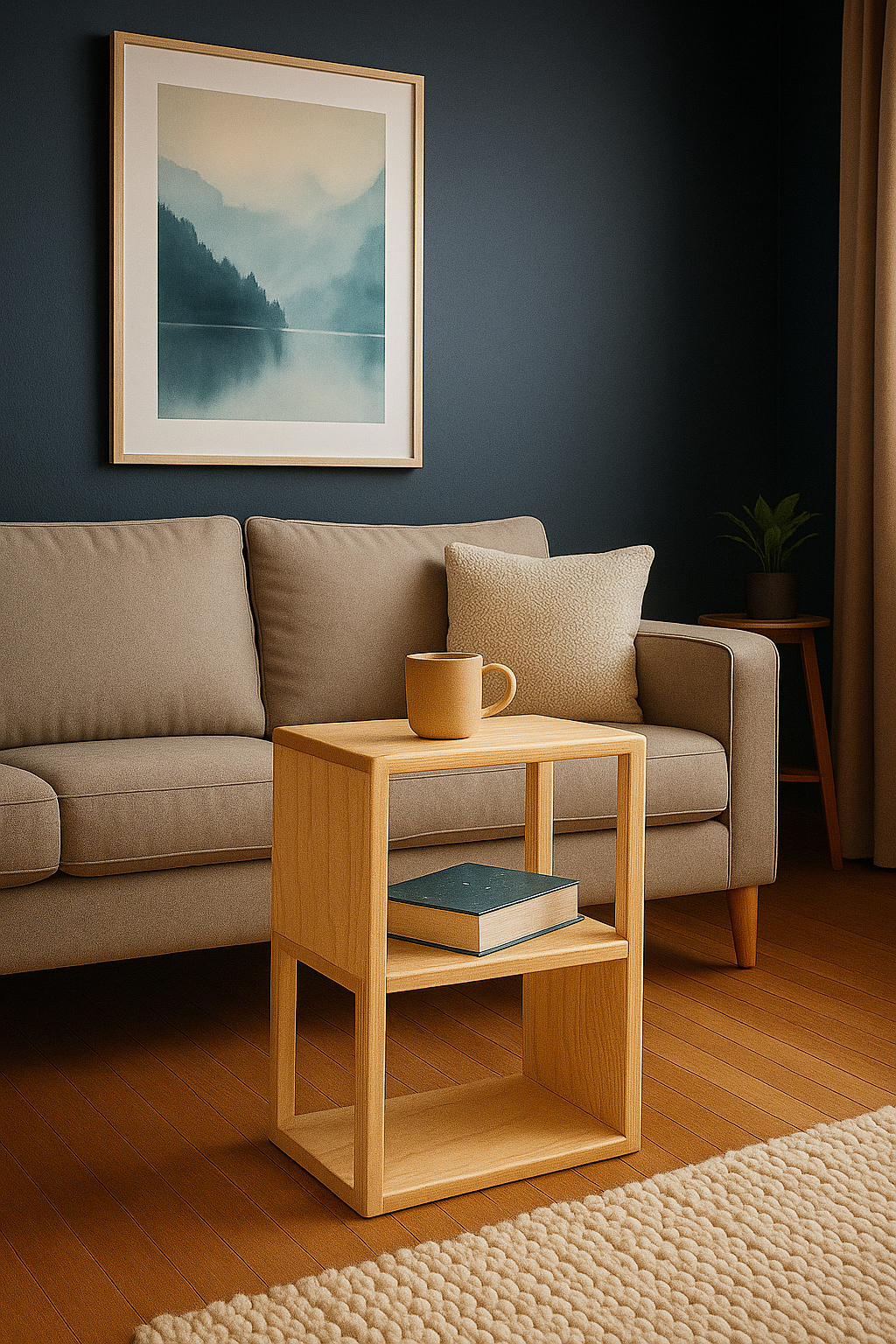 The Heritage Side Table (7" version) - Maple Coffee Table