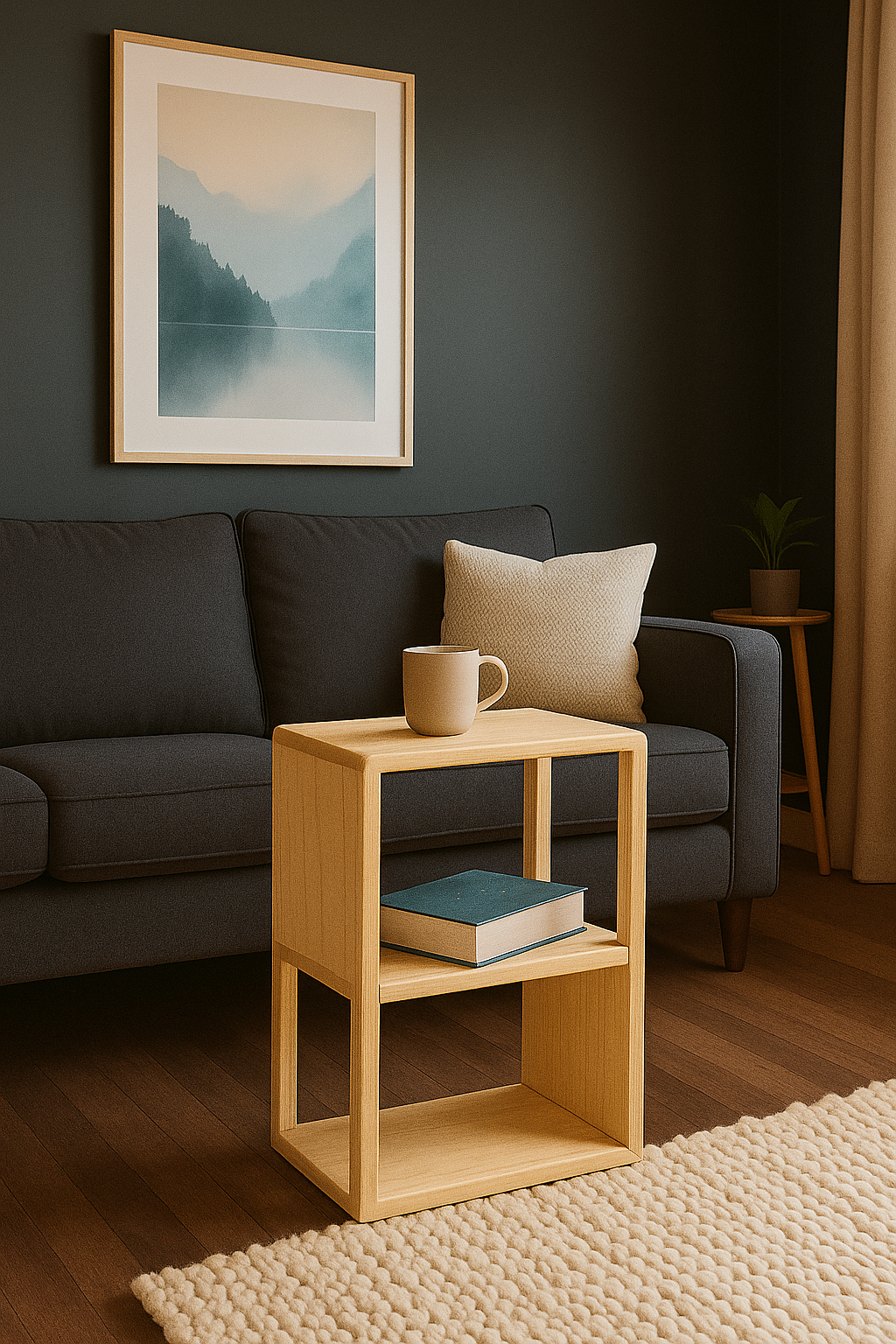 The Heritage Side Table (7" version) - Maple Coffee Table