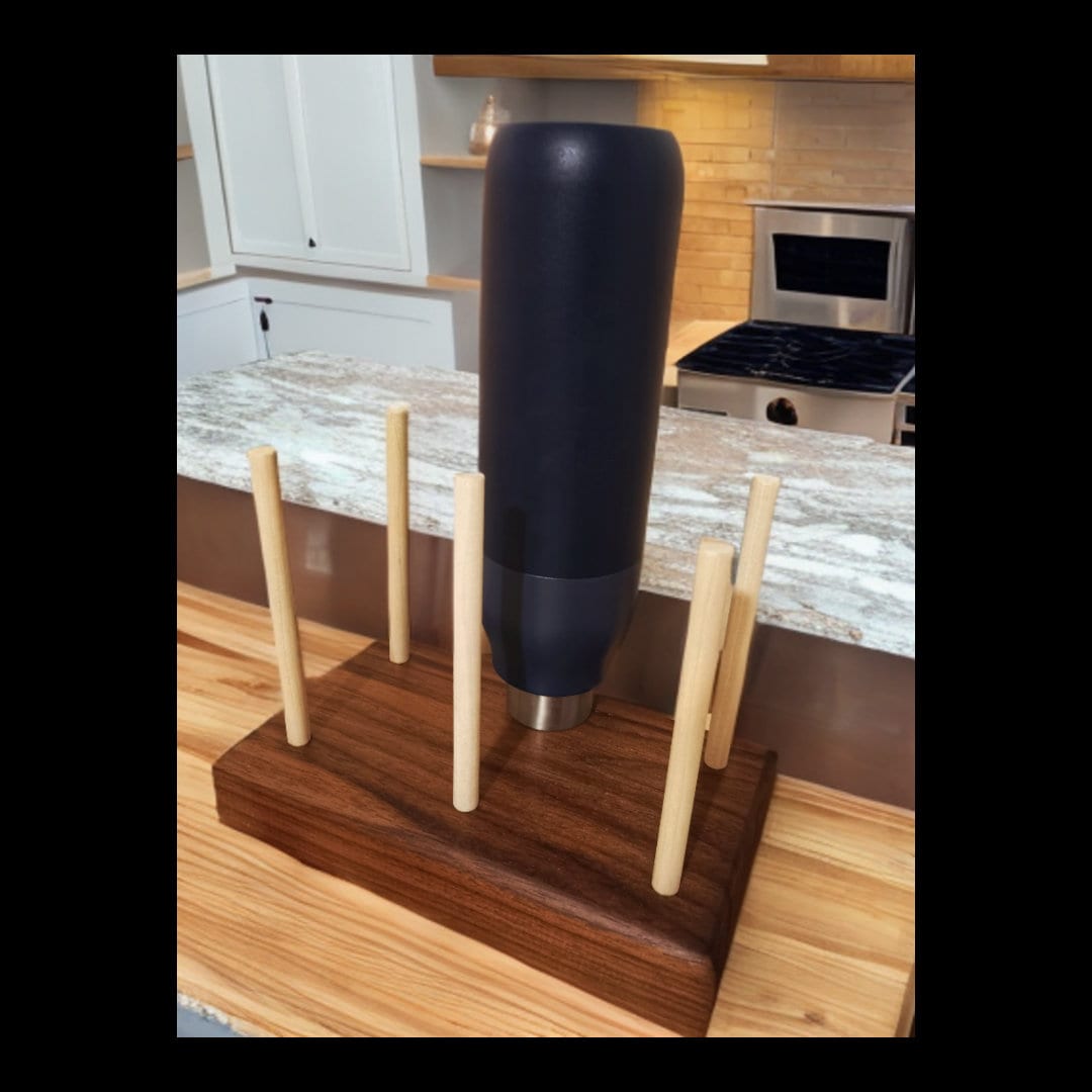 Black Walnut Bottle And Bag Dryer