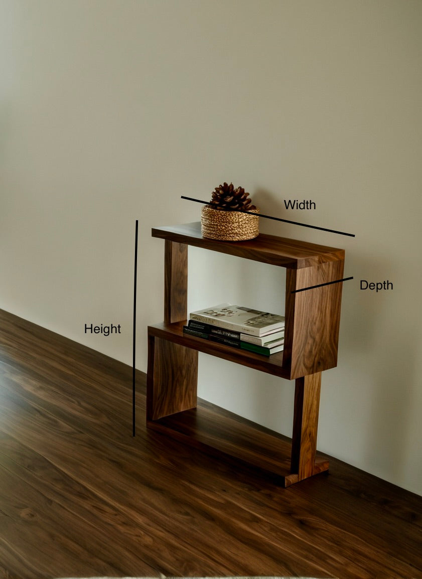 Table d'appoint Heritage (version 7") - Table basse en noyer noir