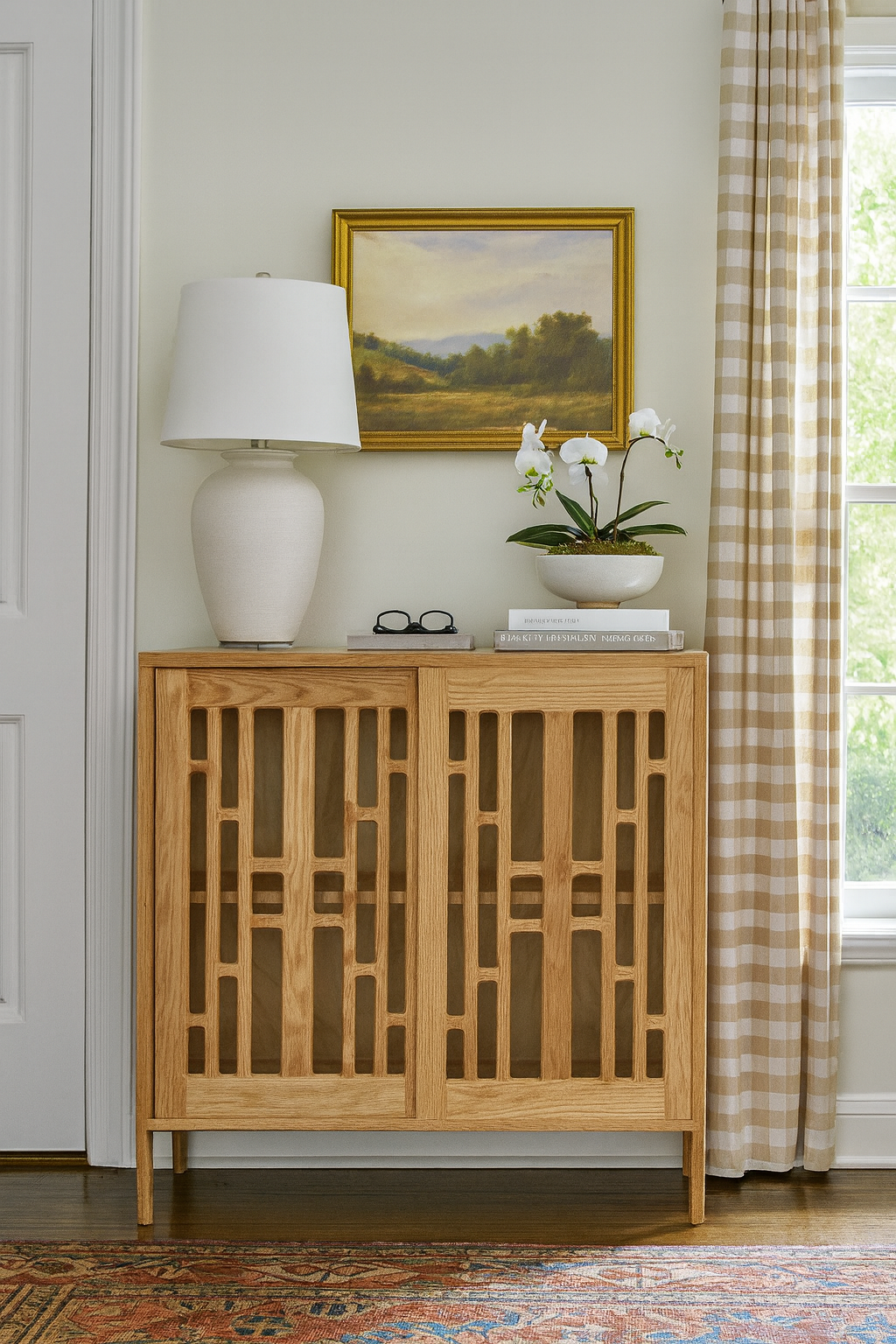 The Kumo - Solid Buffet Cabinet — Japandi Sideboard