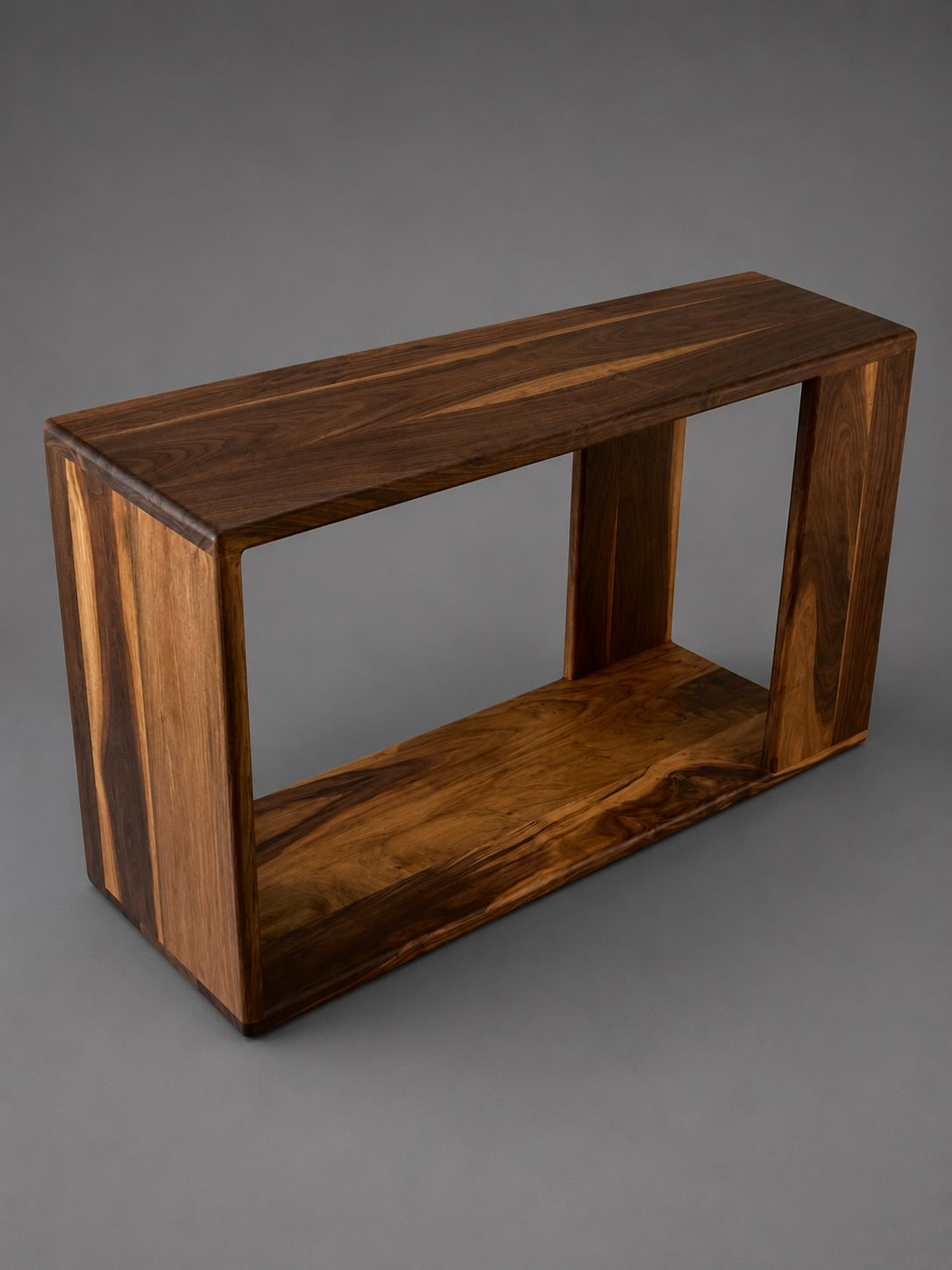 The Lunen – Solid Black Walnut Coffee Table