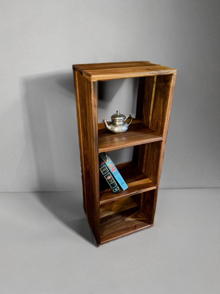 The Loden – Custom Black Walnut Bookshelf