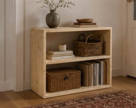 The Laurentian – Rustic Solid Pine Bookcase