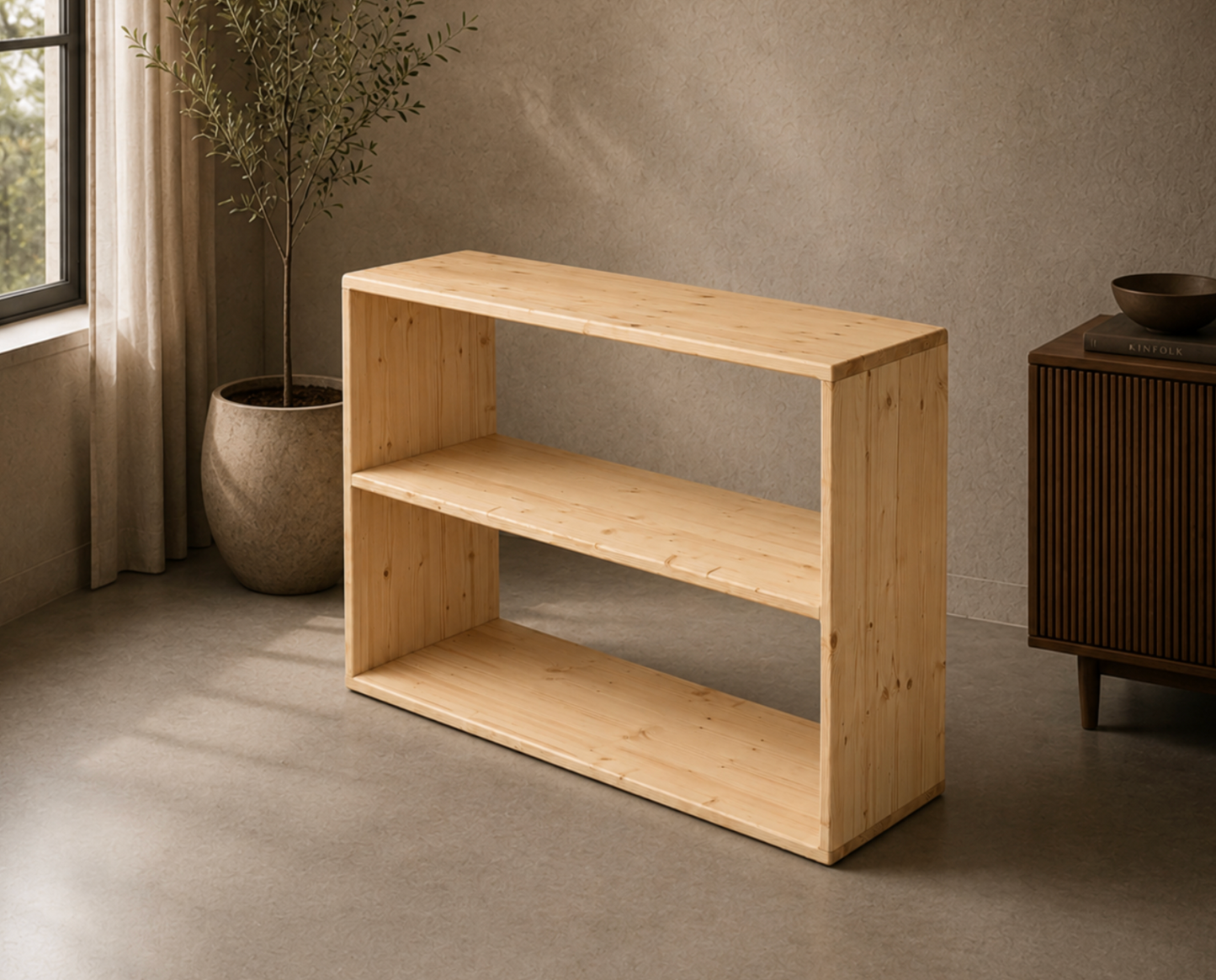 Table d'appoint Heritage (version 7") - Table basse en noyer noir