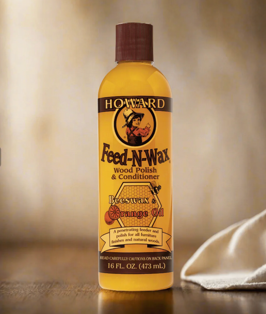 Howard Feed-N-Wax Wood Polish & Conditioner | Premium Wood Care