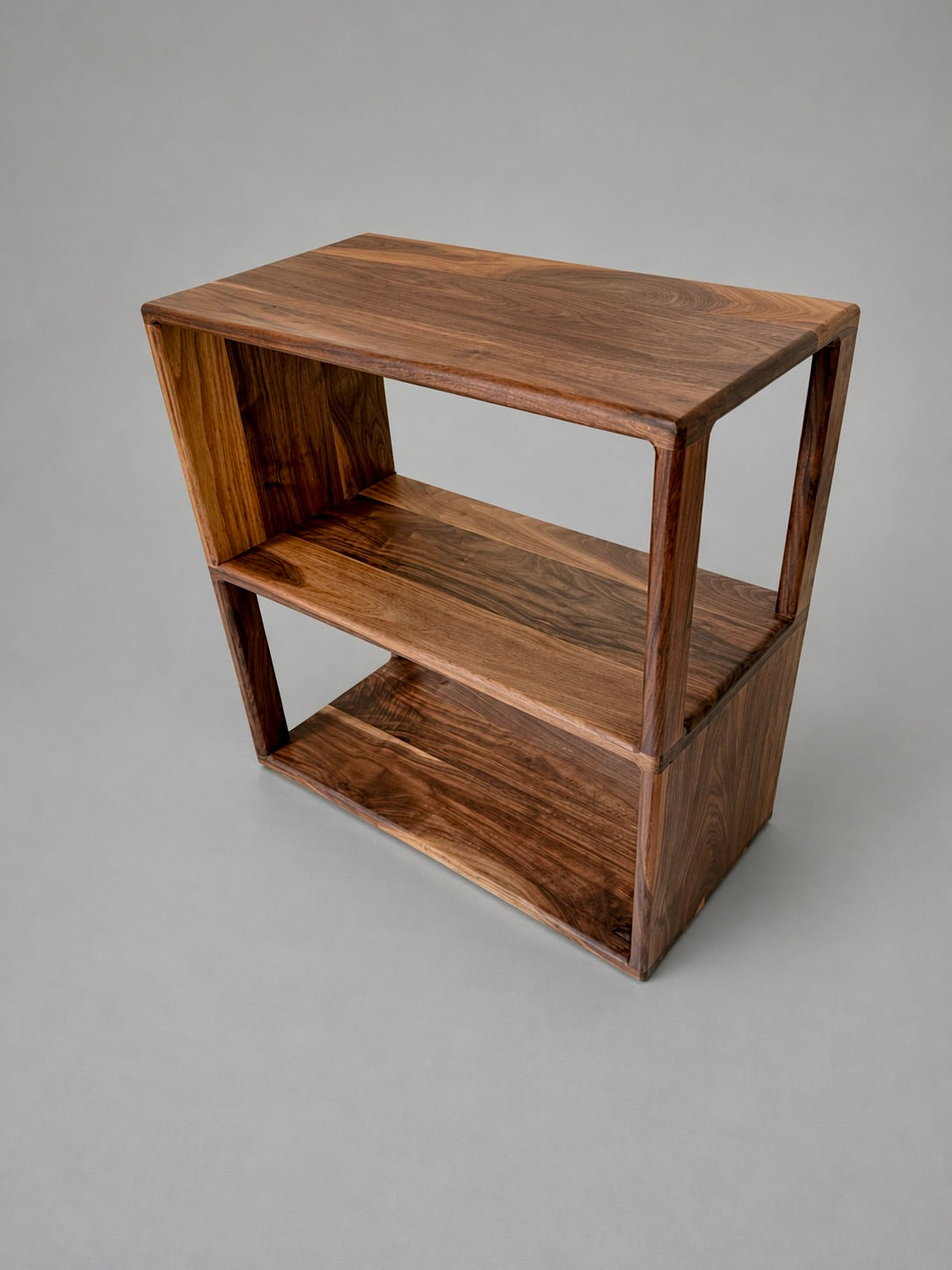The Heritage Side Table(12" version) – Classic Mid-Century Design - Black Walnut